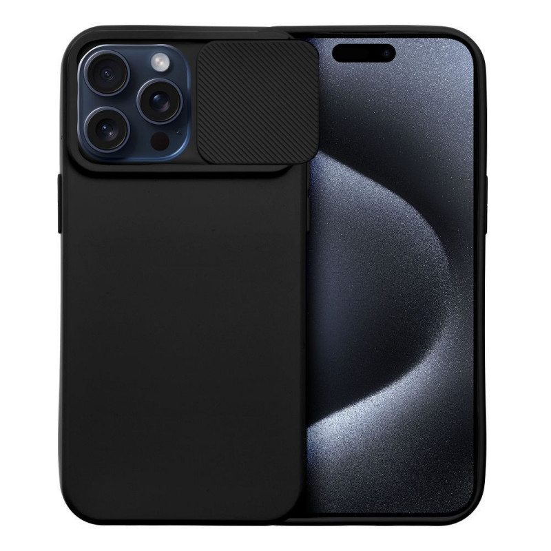 Kryt Slide na Apple iPhone 15 Pro Max Čierny