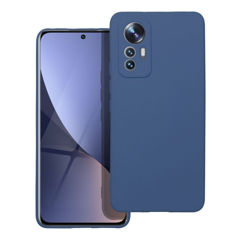 Kryt Silicone na XIAOMI 12 Lite Elegant  Modrý