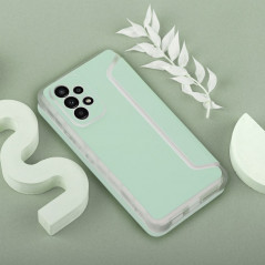 Peňaženkové puzdro Piano Book na Samsung Galaxy A32 LTE Svetlo zelený