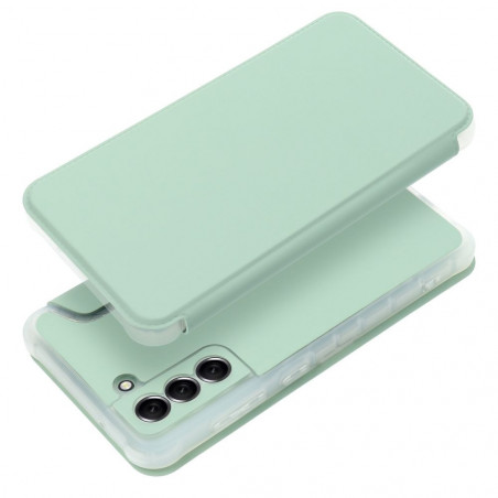 Peňaženkové puzdro Piano Book na Samsung Galaxy S21 FE 5G Svetlo zelený