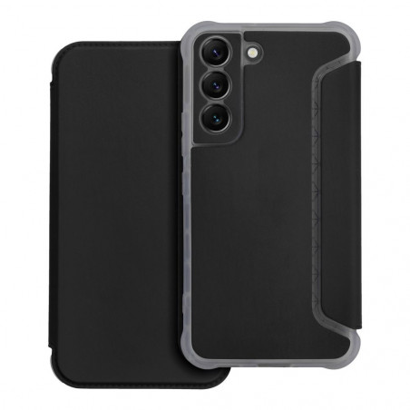 Peňaženkové puzdro Piano Book na Samsung Galaxy S22 Čierny