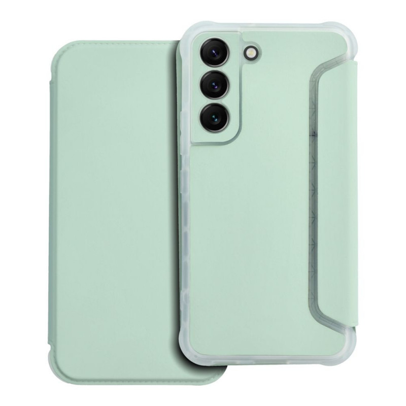 Peňaženkové puzdro Piano Book na Samsung Galaxy S22 Svetlo zelený