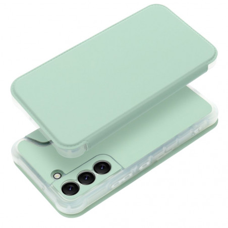 Peňaženkové puzdro Piano Book na Samsung Galaxy S22 Svetlo zelený