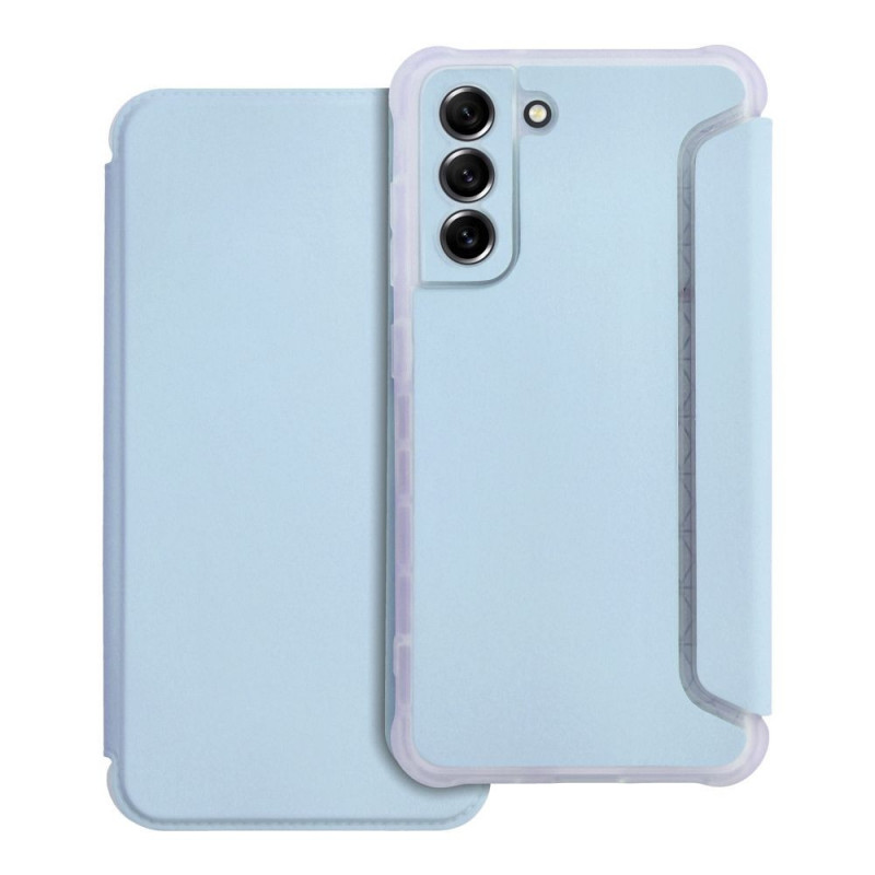 Peňaženkové puzdro Piano Book na Samsung Galaxy S21 FE 5G Svetlo modrý
