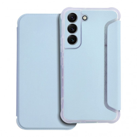 Peňaženkové puzdro Piano Book na Samsung Galaxy S22 Svetlo modrý