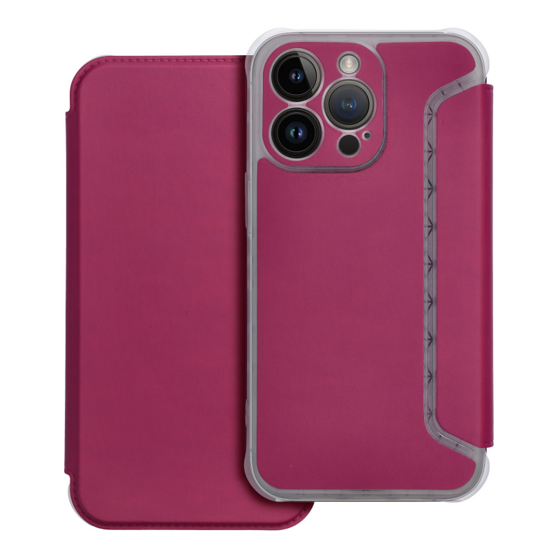 Peňaženkové puzdro Piano Book na Apple iPhone 13 Pro Purpurový