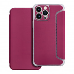 Peňaženkové puzdro Piano Book na Apple iPhone 13 Pro Max Purpurový