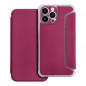 Peňaženkové puzdro Piano Book na Apple iPhone 13 Pro Max Purpurový