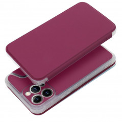 Peňaženkové puzdro Piano Book na Apple iPhone 13 Pro Max Purpurový
