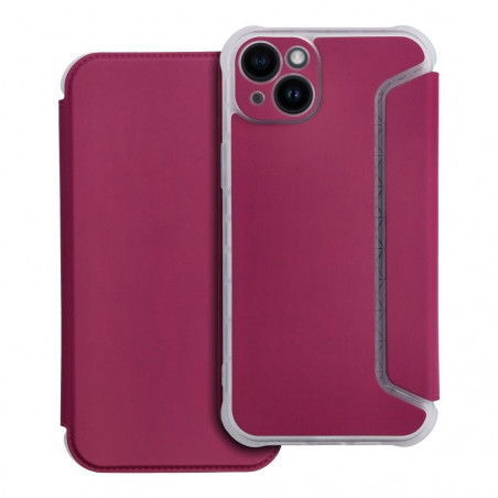 Peňaženkové puzdro Piano Book na Apple iPhone 14 Plus Purpurový