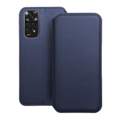 Peňaženkové puzdro Dual Pocket book na XIAOMI Redmi Note 11S Tmavší modrý