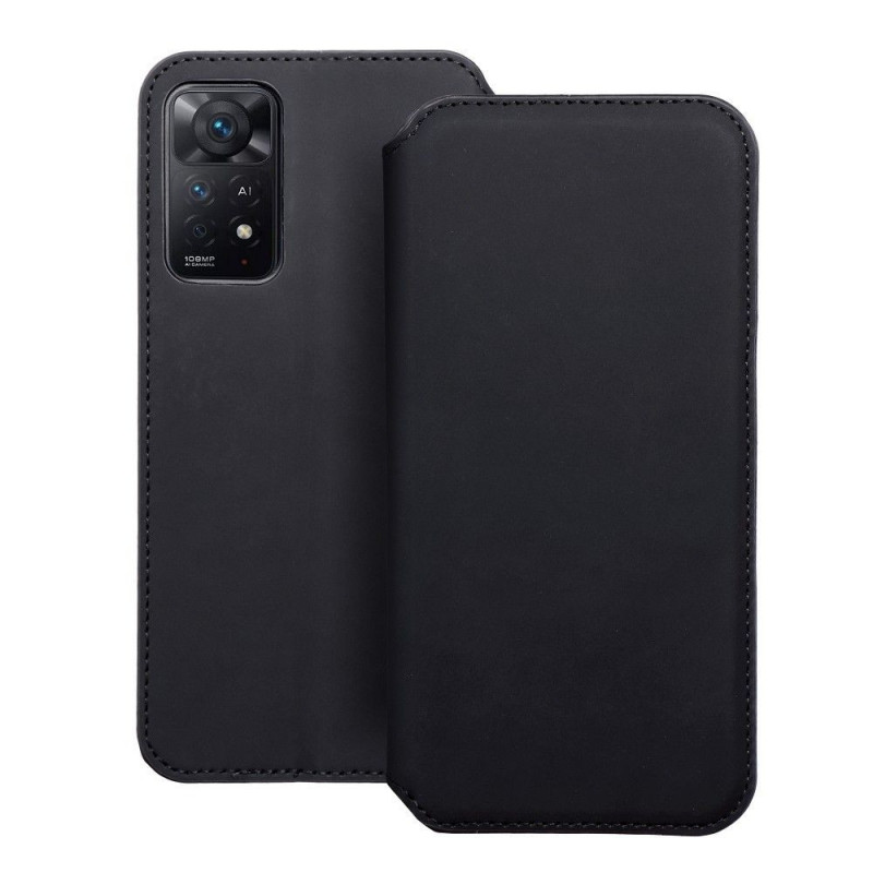 Peňaženkové puzdro Dual Pocket book na XIAOMI Redmi Note 11 Pro Čierny 