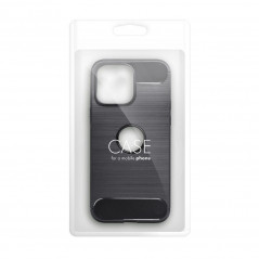 Kryt Carbon na Apple iPhone 14 Elegant  Čierny