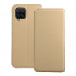 Peňaženkové puzdro Dual Pocket book na Samsung Galaxy M12 Zlatý 