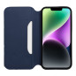 Peňaženkové puzdro Dual Pocket book na Samsung Galaxy M12 Tmavší modrý 