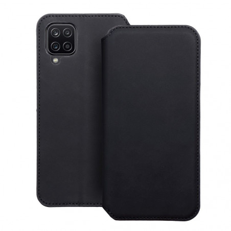 Peňaženkové puzdro Dual Pocket book na Samsung Galaxy M12 Čierny 