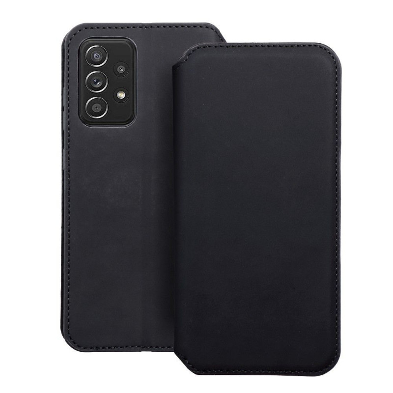 Peňaženkové puzdro Dual Pocket book na Samsung Galaxy A52 LTE Čierny 