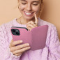 Peňaženkové puzdro Dual Pocket book na Samsung Galaxy A53 5G Svetlo ružový 