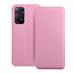 Peňaženkové puzdro Dual Pocket book na XIAOMI Redmi Note 11 Pro Svetlo ružový