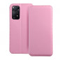 Peňaženkové puzdro Dual Pocket book na XIAOMI Redmi Note 11 Pro Svetlo ružový 