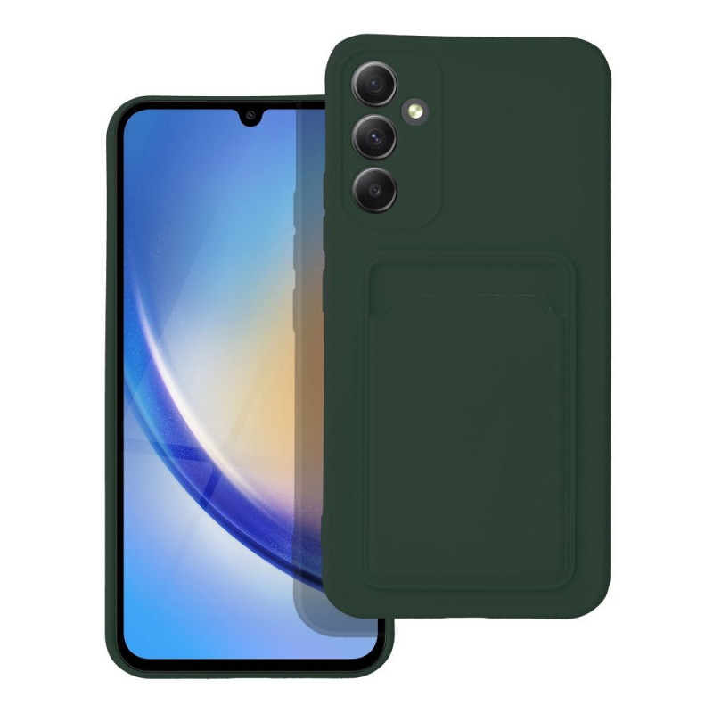 Kryt Card na Samsung Galaxy A34 Zelený