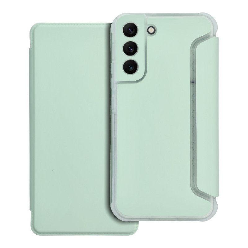 Peňaženkové puzdro Piano Book na Samsung Galaxy S22 Plus Svetlo zelený