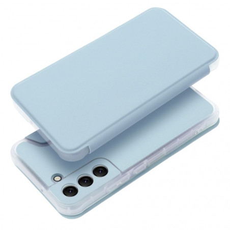 Peňaženkové puzdro Piano Book na Samsung Galaxy S22 Plus Svetlo modrý