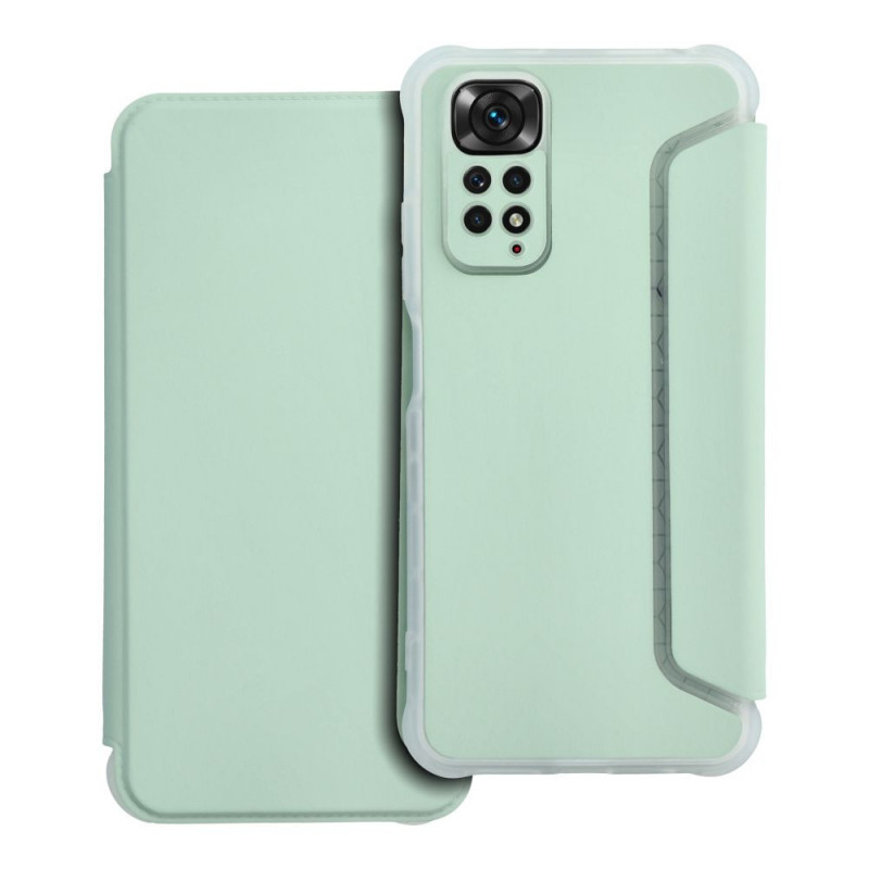 Peňaženkové puzdro Piano Book na XIAOMI Redmi Note 11 Svetlo zelený