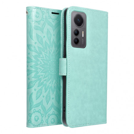 Peňaženkové puzdro MEZZO Book na XIAOMI 12 Lite Mandala  Zelený