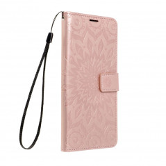Peňaženkové puzdro MEZZO Book na XIAOMI 12 Lite Mandala  Ružovo-zlatý