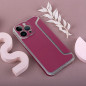 Peňaženkové puzdro Piano Book na Apple iPhone SE 2022 5G Purpurový