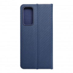 Peňaženkové puzdro LUNA Book Carbon na XIAOMI 12 Lite Uhlíkové vlákno, Elegant Modrý