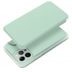 Peňaženkové puzdro Piano Book na Apple iPhone 13 Pro Max Svetlo zelený