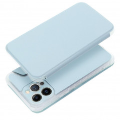 Peňaženkové puzdro Piano Book na Apple iPhone 13 Pro Max Svetlo modrý