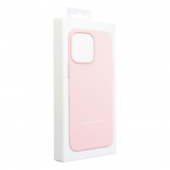 Kryt Leather Mag Cover na Apple iPhone 12 Pro Elegant  MagSAFE  Pieskovo ružový