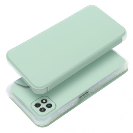 Peňaženkové puzdro Piano Book na Samsung Galaxy A22 5G Svetlo zelený