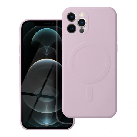 Kryt Silicone Mag Cover na Apple iPhone 12 Pro MagSAFE Ružový