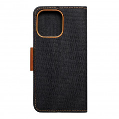 Peňaženkové puzdro CANVAS Book na Apple iPhone 14 Pro Max Čierny