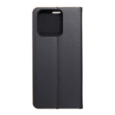 Peňaženkové puzdro LUNA Book Gold na XIAOMI Redmi 10C Elegant Čierny