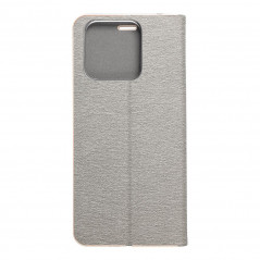 Peňaženkové puzdro LUNA Book Gold na XIAOMI Redmi 10C Elegant Strieborný