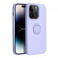 Kryt Silicone ring na Apple iPhone 14 Pro Fialový (Violet)