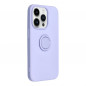Kryt Silicone ring na Apple iPhone 14 Pro Fialový (Violet)