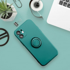 Kryt Silicone ring na Apple iPhone 14 Pro Zelený