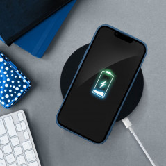 Kryt Silicone na Apple iPhone 14 Pro Elegant  Modrý