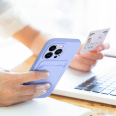 Kryt Card na Apple iPhone 13 Pro Max Fialový (Violet)
