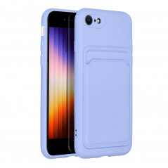 Kryt Card na Apple iPhone SE 2022 5G Fialový (Violet)