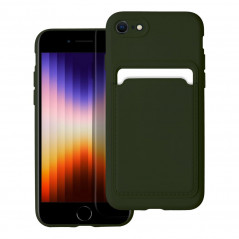 Kryt Card na Apple iPhone SE 2022 5G Zelený