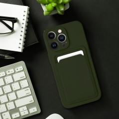 Kryt Card na Apple iPhone SE 2022 5G Zelený