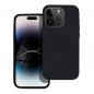 Kryt Silicone ring na Apple iPhone 14 Pro Čierny