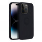 Kryt Silicone ring na Apple iPhone 14 Pro Čierny